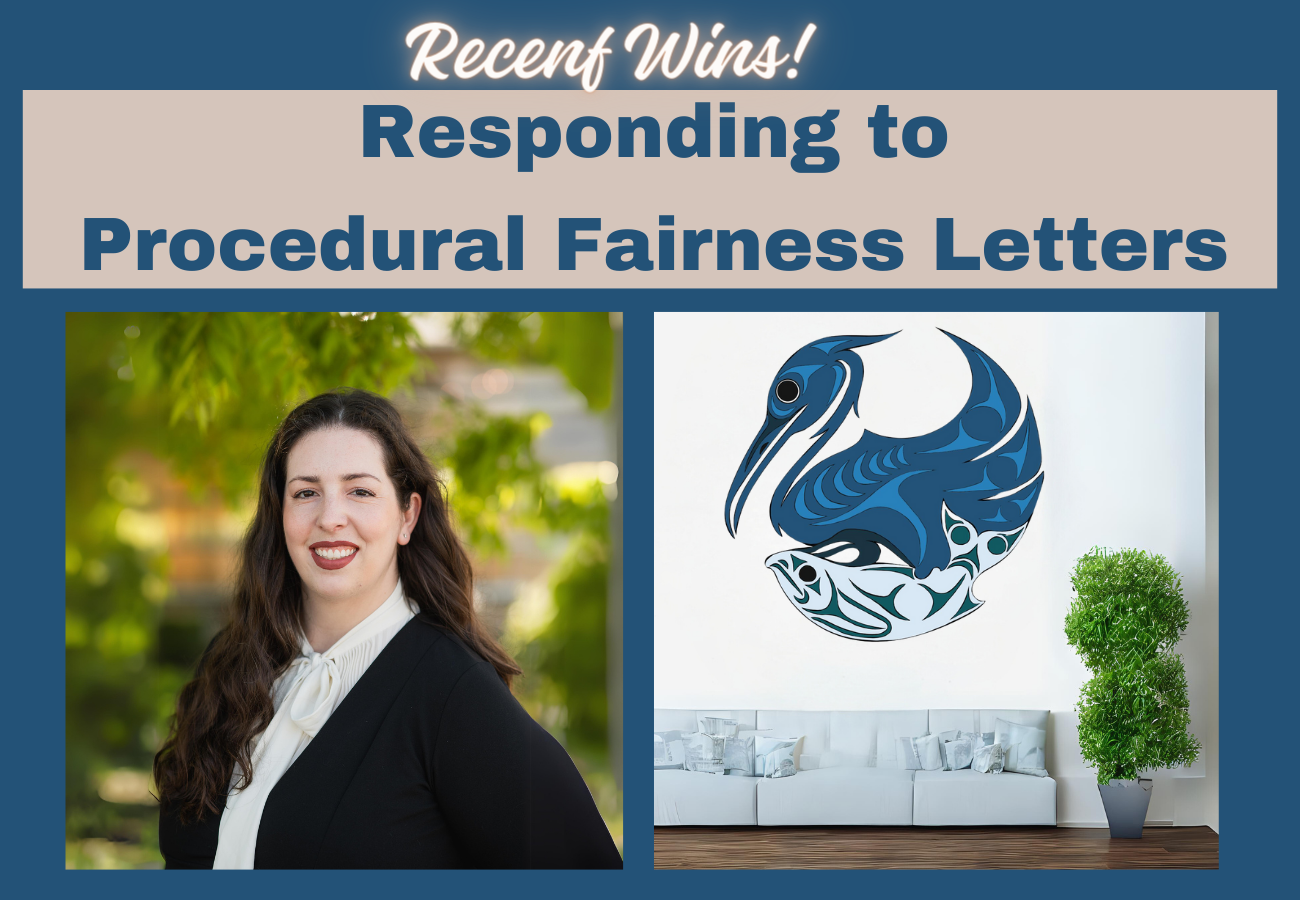 The Procedural Fairness Letter PFL How A Good Response Can Make Or